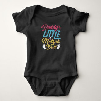 Daddy's Little Matzah Ball Baby Bodysuit