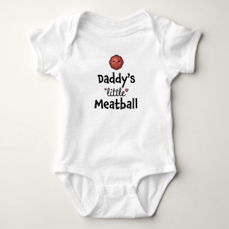 Daddy's little meatball baby bodysuit