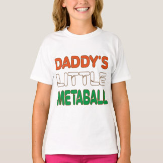 Daddy's Little Meatball Funny Italian Dad Joke T-Shirt