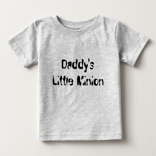Daddy's Little Minion Baby T-Shirt (Front)