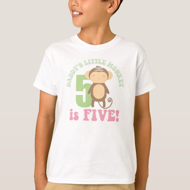 Daddy's Little Monkey T-Shirt (Front)