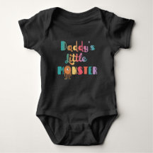 Daddy's Little Monster baby bodysuit