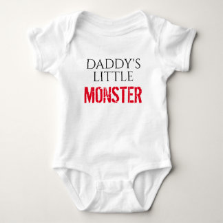 Daddy's little monster baby bodysuit