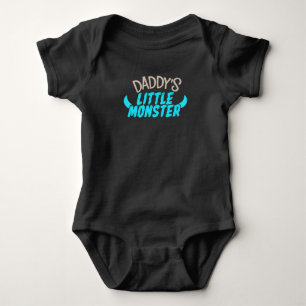 Daddy's Little Monster Cute Adorable Clothing For Baby Bodysuit