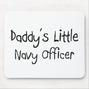 Daddy's Little Navy Officer Mouse Mat