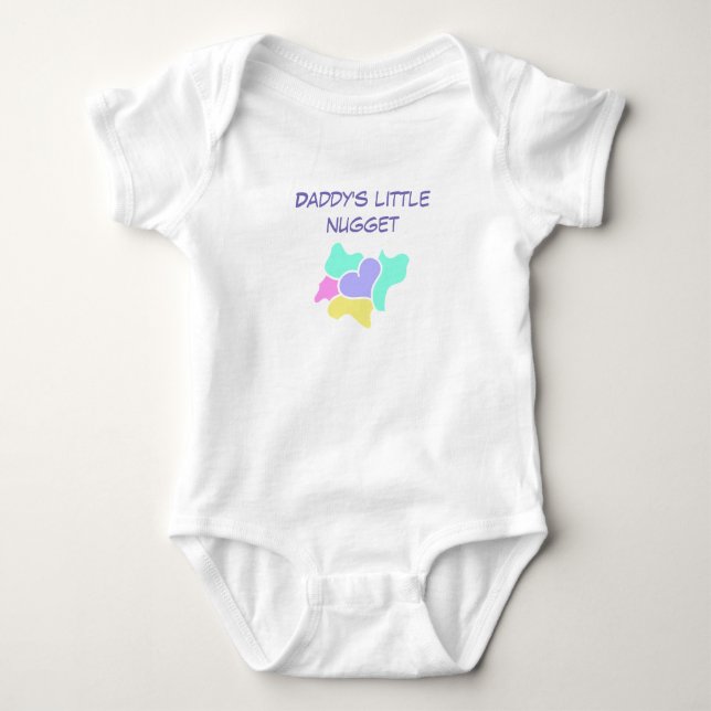 Daddy's little nugget Bodysuit (Front)