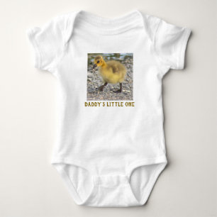 Daddy's Little One Gosling  Baby Bodysuit