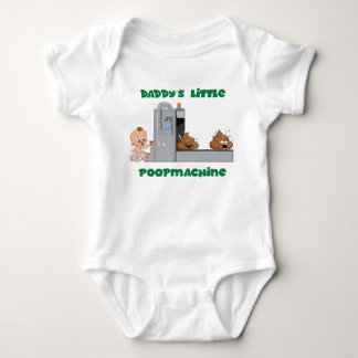 Daddy's little poop machine baby body bodysuit