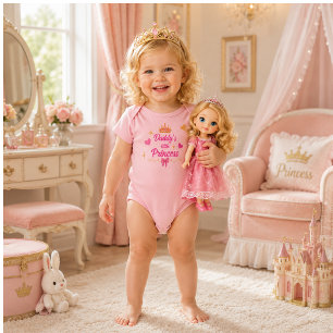 Daddy's Little Princess Baby Bodysuit