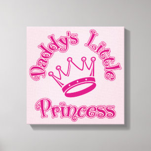 Daddy's Little Princess Canvas Print