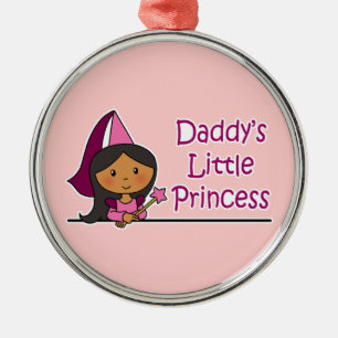 Daddy's Little Princess Metal Tree Decoration