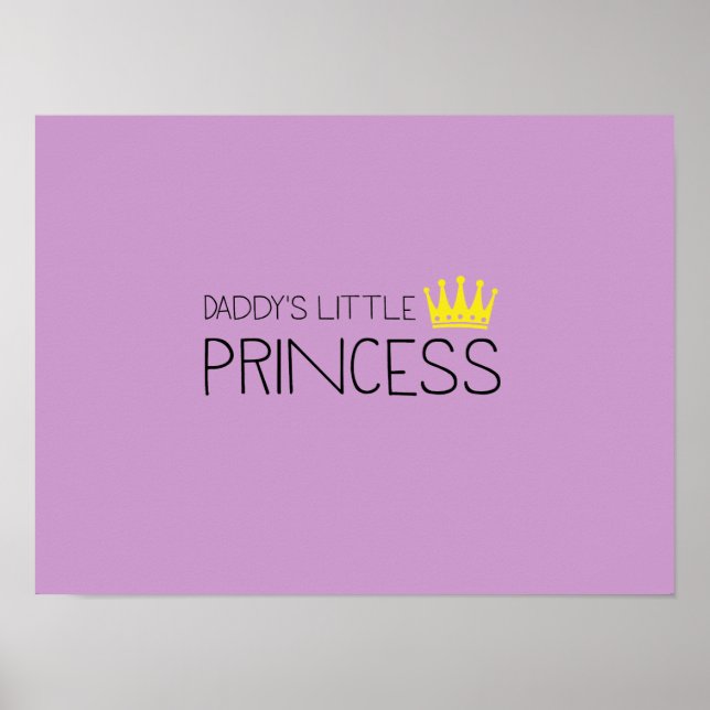 Daddy's little Princess Poster (Front)