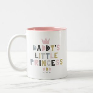 Daddy's Little Princess Two-Tone Coffee Mug