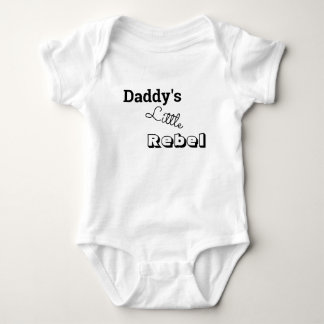 daddy's little rebel baby bodysuit