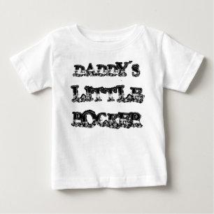 DADDY'S LITTLE ROCKER BABY T-Shirt