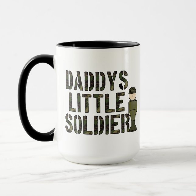 Daddys Little Soldier Mug (Left)