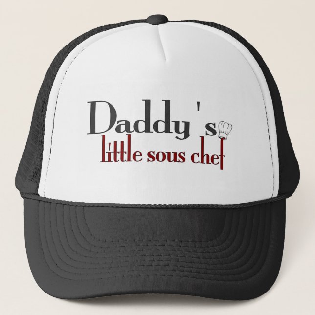 Daddy's little sous chef trucker hat (Front)