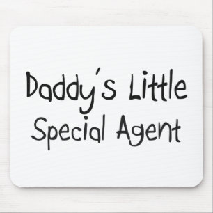 Daddy's Little Special Agent Mouse Mat