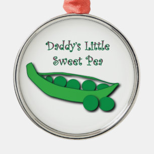 Daddy's Little Sweet Pea Ornament