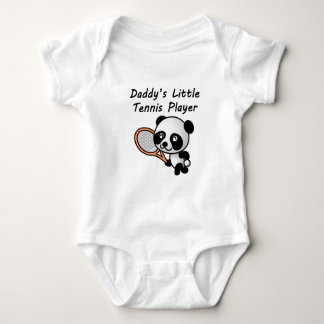 Daddy's Little Tennis Player Baby Bodysuit