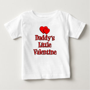 Daddy's Little Valentine Baby T-Shirt