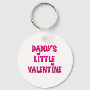 Daddy's Little Valentine Key Ring