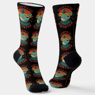Daddys Little Whale Socks