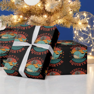 Daddys Little Whale Wrapping Paper