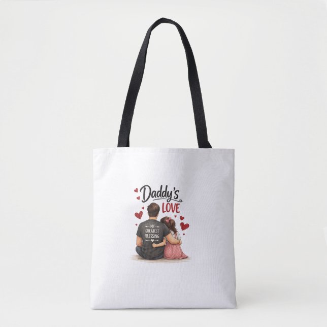 daddy's love tote bag (Front)