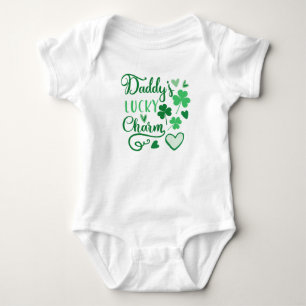 Daddys Lucky Charm Baby Bodysuit