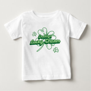Daddy's Lucky Charm Shamrock St. Patrick's Day Baby T-Shirt