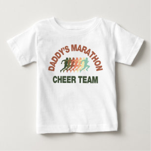 daddy's marathon cheer team baby T-Shirt
