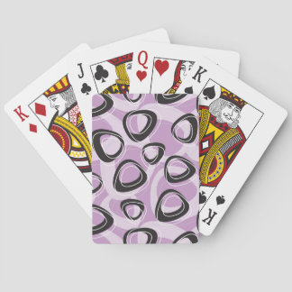 Daddys Pics Playing Cards in Purple
