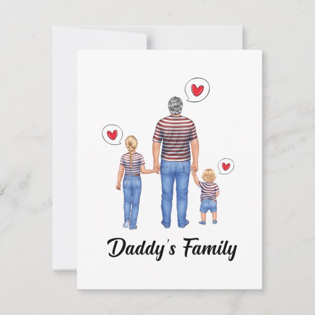 Daddys Prince Boy Princess Girl Family Love (Front)