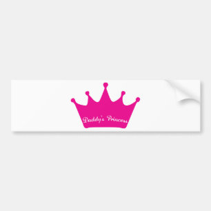 Daddy's Princess Bumper Sticker