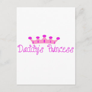 Daddy's Princess Postcard
