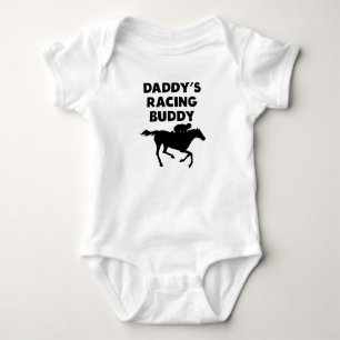Daddy's Racing Buddy Baby Bodysuit
