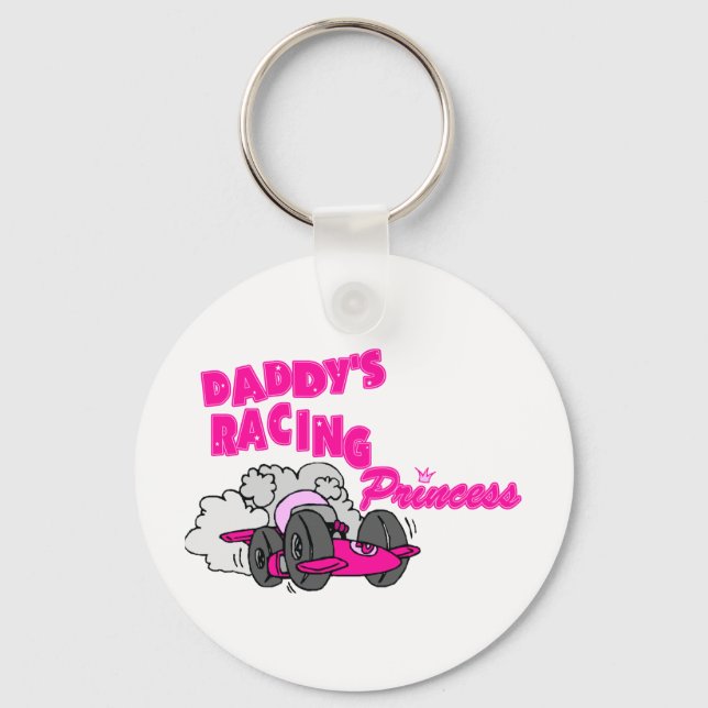 Daddy's Racing Princess Key Ring (Front)