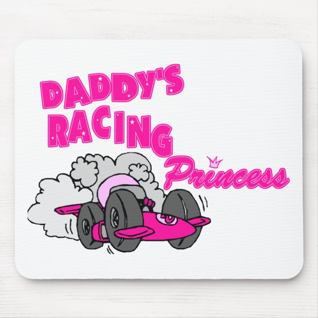 Daddy's Racing Princess Mouse Mat (Front)