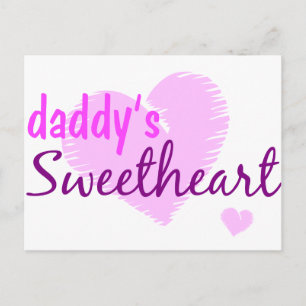 Daddy's Sweetheart Postcard