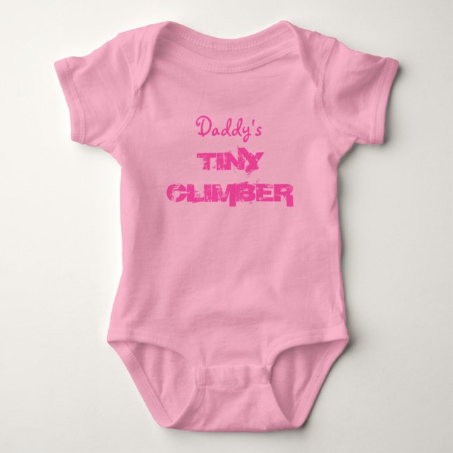 Daddy's tiny climber baby creeper (Front)