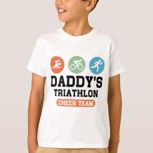 Daddy's Triathlon Cheer Team T-Shirt