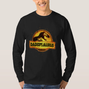 Daddysaurus Cool For Dad Father Love Rex Dinosaur T-Shirt