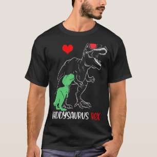 Daddysaurus Daddy Rex Autism Awareness Proud Dad T-Shirt