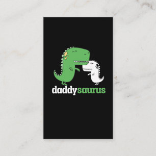 Daddysaurus Dinosaur Father Dino Dad Business Card