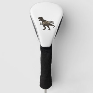 Daddysaurus Dinosaur Vintage Engraving Shirt Desig Golf Head Cover
