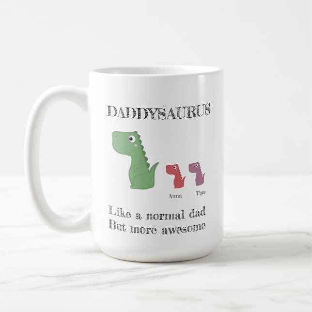 Daddysaurus father Mug (Left)