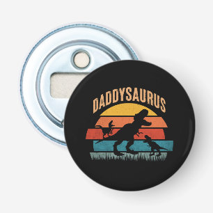 Daddysaurus - Fun Dinosaur Dad Design Bottle Opener