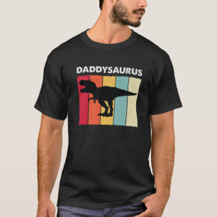 Daddysaurus Funny Fathers Day Gift Dad Dinosaur Da T-Shirt