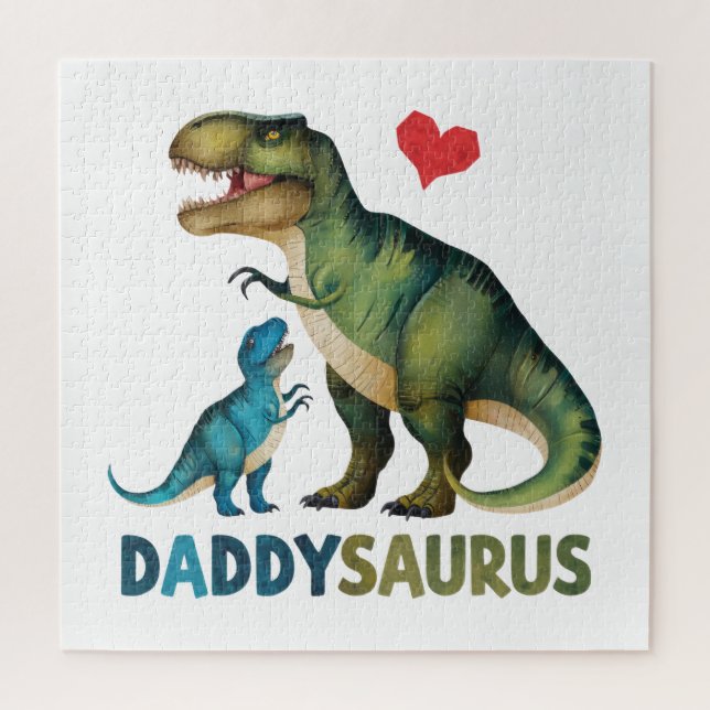 Daddysaurus Jigsaw Puzzle (Vertical)